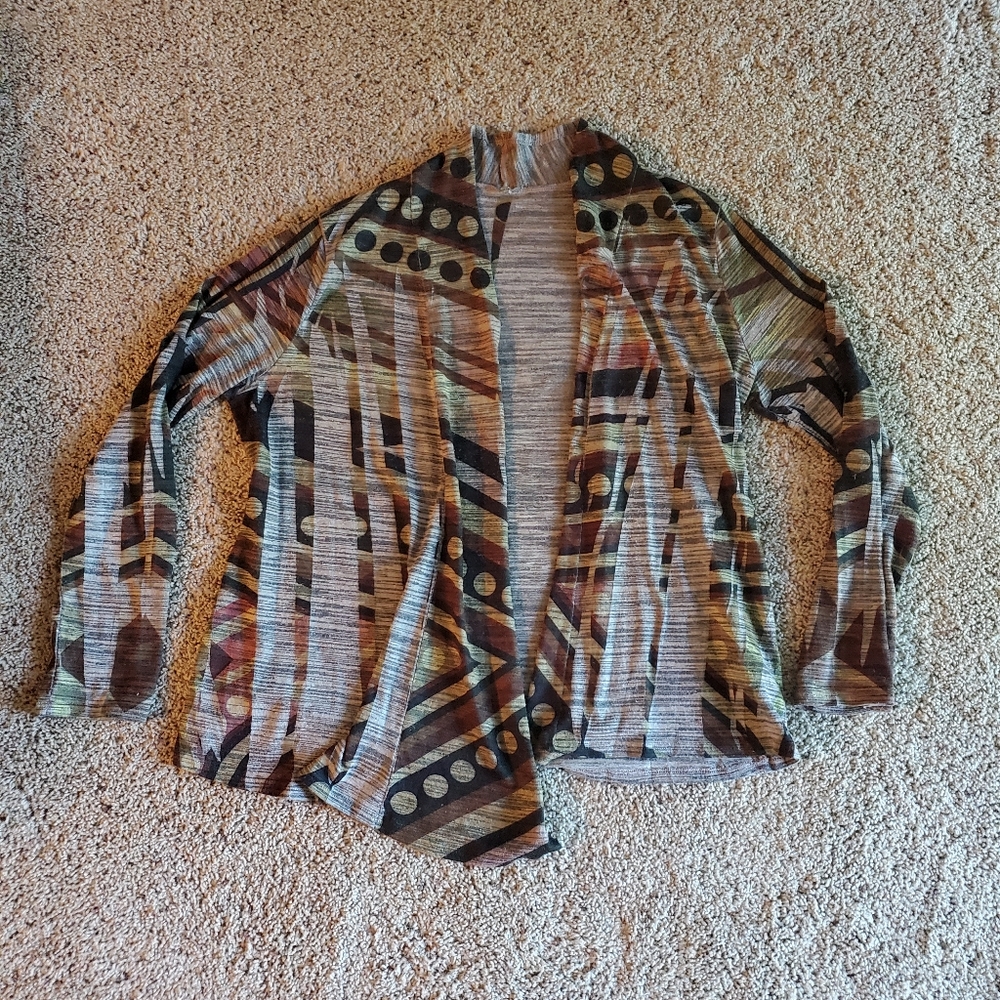 Cardigan. Not sure what brand
